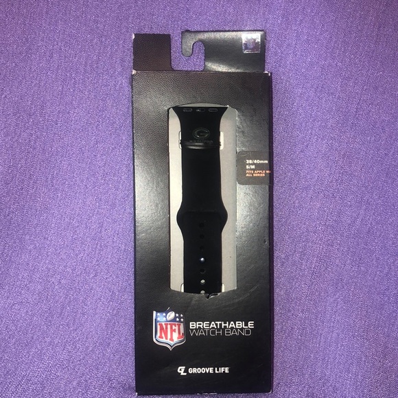 New Groove Life Apple Watch Band NFL Green Bay Packers 38/40mm S/M No Watch - Picture 1 of 4